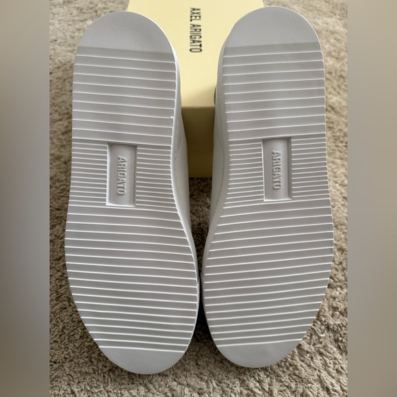 Axel Arigato White/Gold Leather Sneakers - Picture 5 of 8